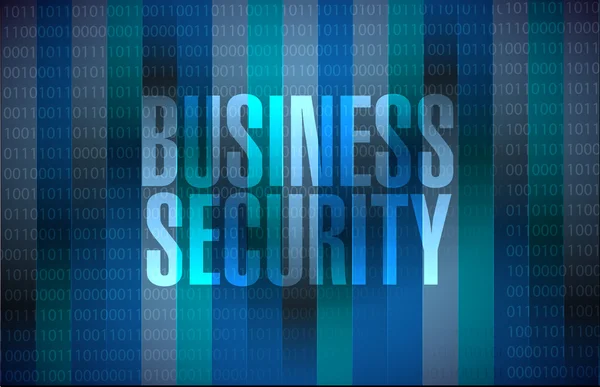 Business security binary background sign concept — Stock Photo, Image