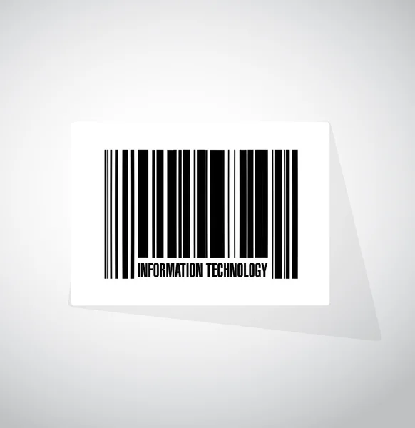 Έννοιας σημάδι barcode τεχνολογία πληροφοριών — Φωτογραφία Αρχείου