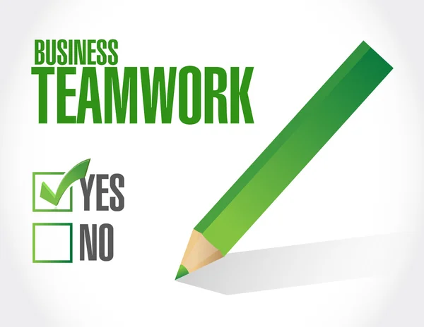 Business teamwork approval sign — Stock Photo, Image
