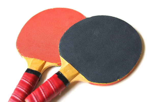 Raquetes de ping-pong isoladas — Fotografia de Stock