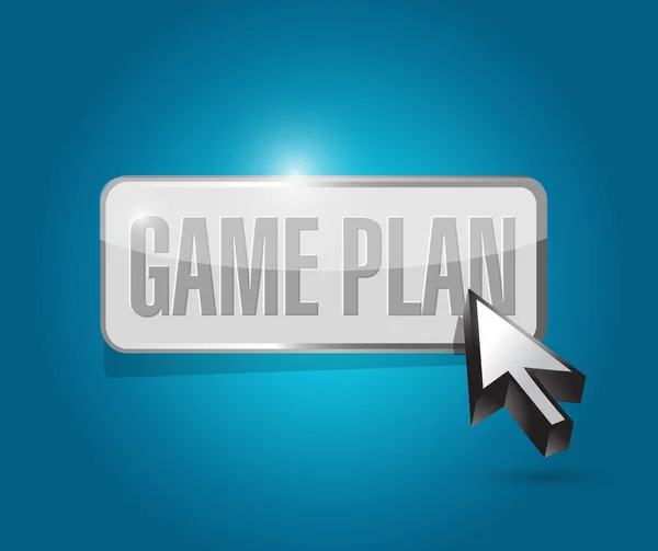 Plano de jogo signo conceito ilustração design gráfico — Fotografia de Stock