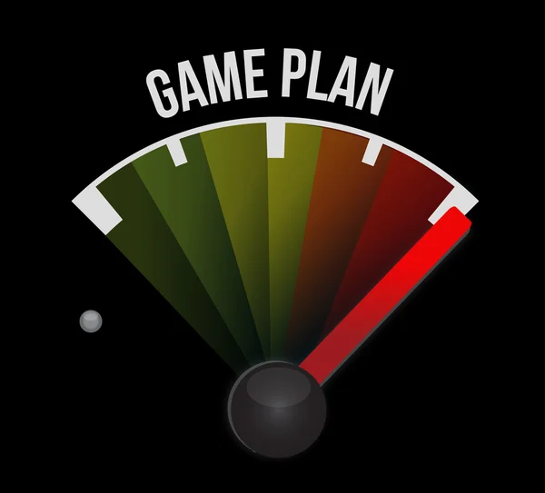 Game plan sign concept illustration design graphic — Stock Photo, Image