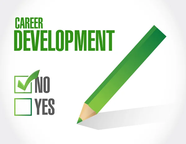 No career development sign concept — Stock Photo, Image
