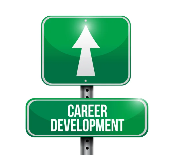 Career development road sign concept — Stock Photo, Image