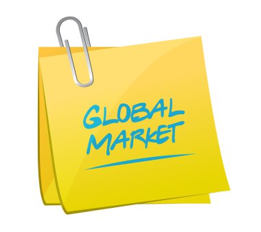 küresel pazar faturasını deftere işareti kavramı