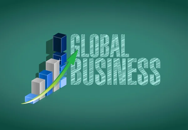 Concepto de signo de consejo de negocios global — Foto de Stock