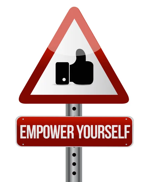 Empower Yourself like road sign concept — Stock Photo, Image