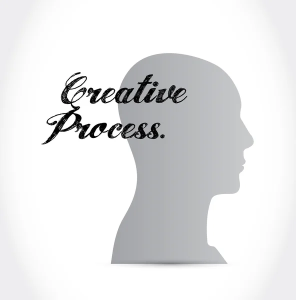 Processo creativo mente segno concetto — Foto Stock