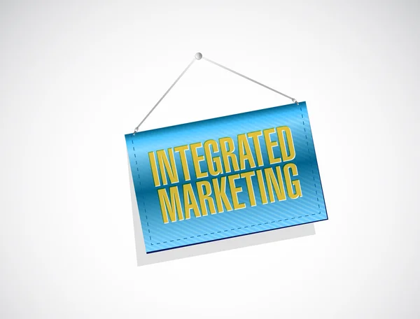 Integrated Marketing banner sign concept — Stock Photo, Image