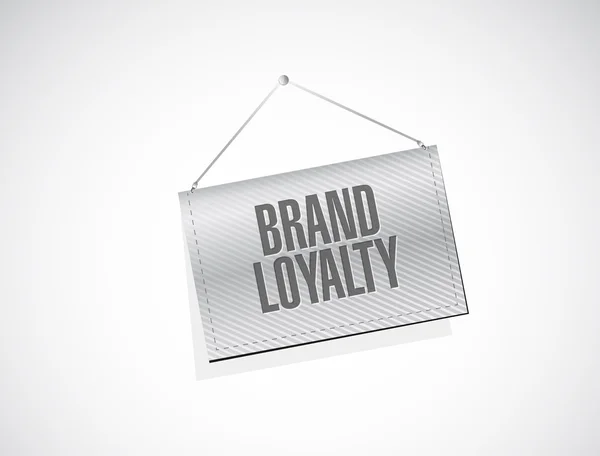 Merk loyaliteit banner teken concept — Stockfoto