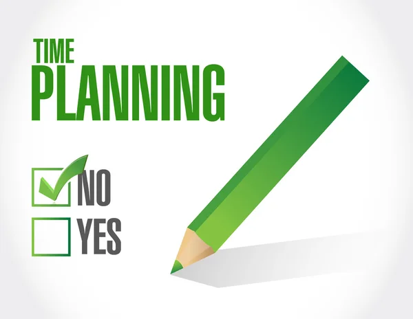 No time planning approval sign concept — Stock Photo, Image