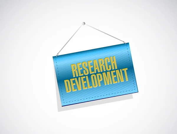 Research development banner sign concept — Stock Photo, Image