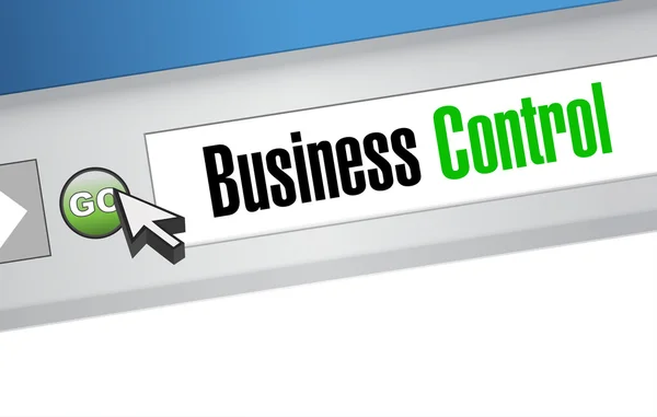 Business control online sign concept — Stock Photo, Image