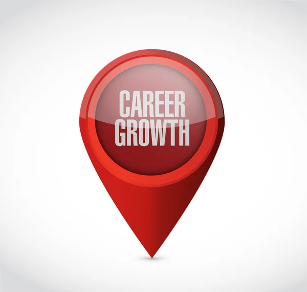 Career Growth pointer sign concept — Stock Photo, Image