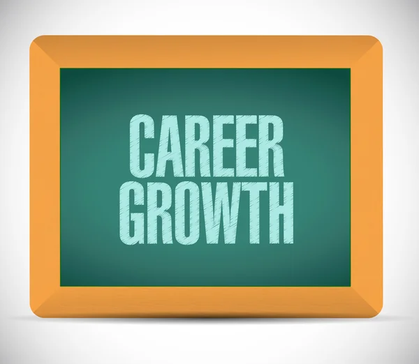 Career Growth board sign concept — Stock Photo, Image