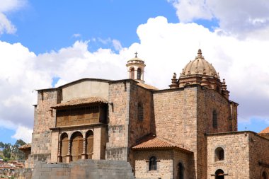 Qorikancha ruins and convent Santo Domingo in Cuzco clipart