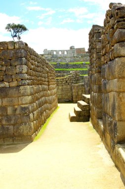 Machu Picchu, Peru, hazırlanmış taş işçiliği