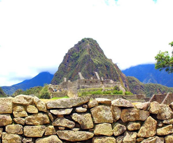 Machu picchu panorama Übersicht. Peru — Stockfoto