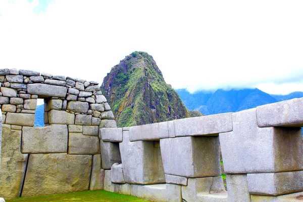 Gizemli şehir Machu Picchu, Peru. — Stok fotoğraf