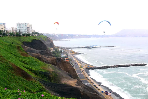 Antenn skott av lima, peru. — Stockfoto