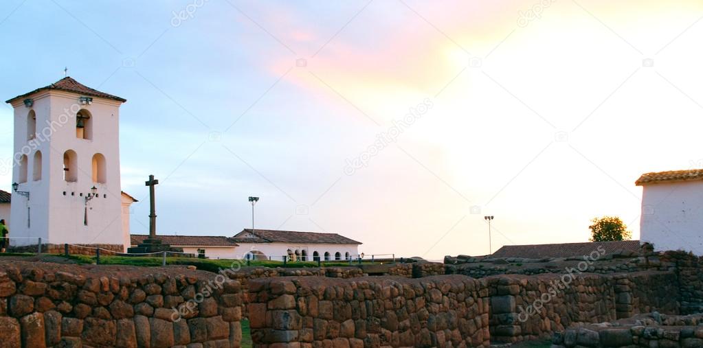 Sweet sunset at Chinchero, Scared Valley, Peru