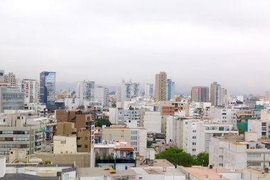 manzarası miraflores içinde. Lima peru