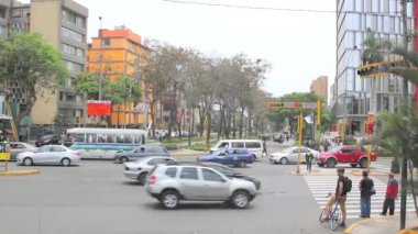 Miraflores, Lima, Peru. Sokak kapısı.