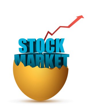 Borsa yumurta illüstrasyon tasarımı