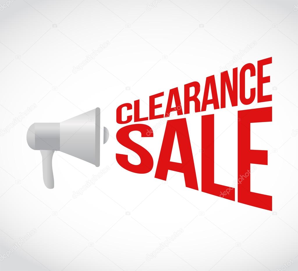 Clearance sale message concept sign Stock Photo by ©alexmillos 97287056