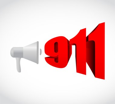 911 acil durum megafon mesaj