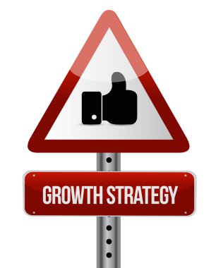 Uyarı işareti gibi büyüme stratejisi