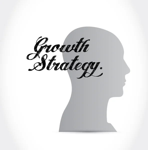 Growth Strategy people sign — Stock Photo, Image