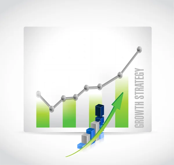 Wachstumsstrategie Geschäftsdiagramm — Stockfoto