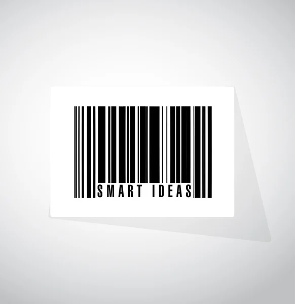 Έξυπνες ιδέες barcode σημάδι έννοια — Φωτογραφία Αρχείου