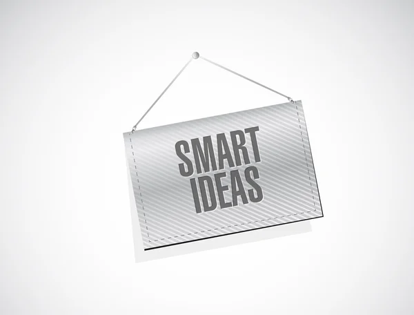 Idea intelligente banner segno concetto — Foto Stock