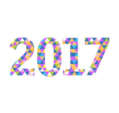 2017 üçgen şekli işaretini arka plan desen