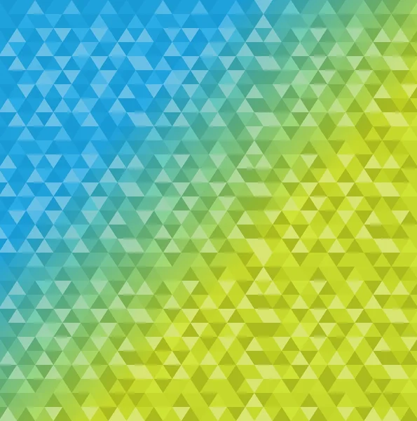 三角形パターン青と黄色の背景 — ストック写真