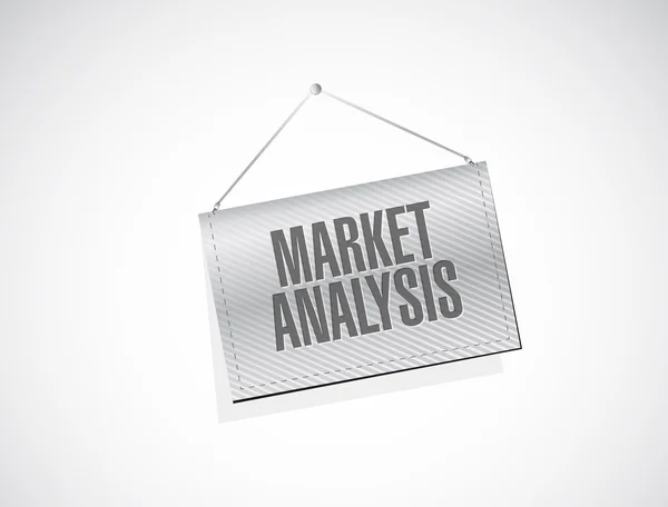 Концепция баннера анализа рынка — стоковое фото