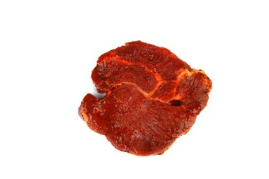 pişmemiş domuz biftek