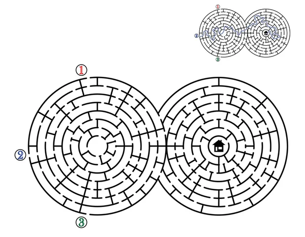 Vector labyrint — Stock vektor