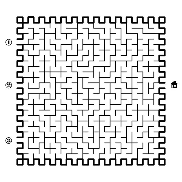 Labyrinth vector maze — Stock Vector