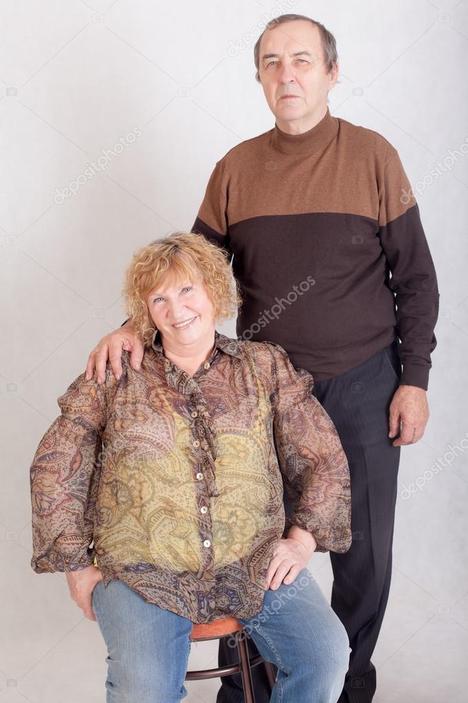 elderly husband and wife
