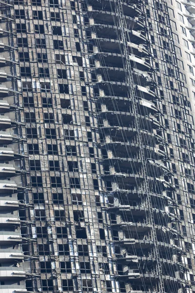 Hotel in Dubai devastated by huge blaze — Stock Photo, Image