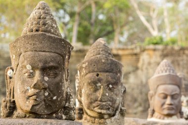 Rakamlar Bayon Temple, Unesco mirası, Kamboçya yakınındaki