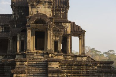 Angkor Wat temple Details with morning light, Cambodia