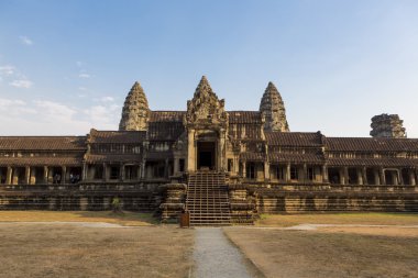 Angkor Wat temple Details with morning light, Cambodia