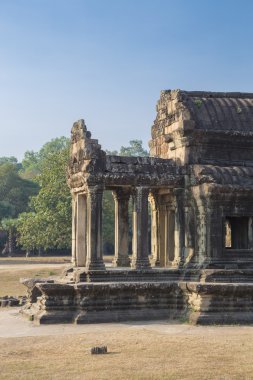 Angkor Wat temple Details with morning light, Cambodia clipart