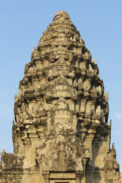 Angkor Wat templo Detalles con luz de la mañana, Camboya — Foto de Stock