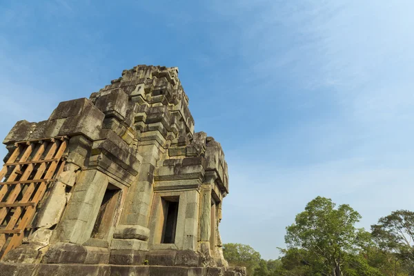 Detalhes do templo Ta Keo Angkor, local da UNESCO no Camboja — Fotografia de Stock