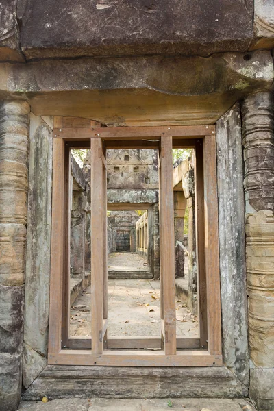 Detaljer för Ta Keo Angkor tempel, Unesco-världsarvet i Kambodja — Stockfoto